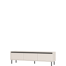 Szafka RTV pod telewizor ryflowana 303-3S Beż Piaskowy OSAKA BEŻ PIASKOWY Podstawowe