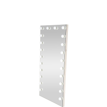 Lustro stojące z oświetleniem PEARL srebrne Podstawowe