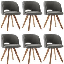 Zestaw krzeseł KENTUCKY KR155-MCA-COV92 6szt Podstawowe