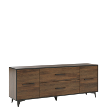 Szafka RTV pod telewizor 2D2S FRIDA 2 SHIRIN WALNUT Podstawowe