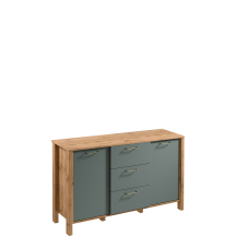 Komoda z drzwiami i szufladami K2D3S INDYGO GREEN Podstawowe