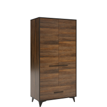 Szafa dwudrzwiowa z szufladą S2D1S FRIDA 2 SYPIALNIA SHIRIN WALNUT Podstawowe