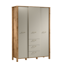 Szafa trzydrzwiowa S3D3S INDYGO SYPIALNIA BEIGE Podstawowe