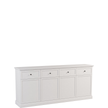 Komoda z drzwiami i szufladami K4D4S LUCCA BIAŁY OPAL Podstawowe