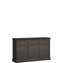 Komoda z drzwiami i szufladami K3D3S LUCCA CZARNY GRAFIT Podstawowe