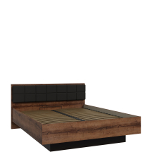 Łóżko 160 x 200 ze stelażem i pojemnikiem BLQL5164-L41 BELLEVUE Podstawowe