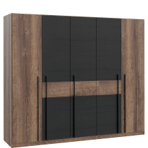 Szafa z oświetleniem 5-drzwiowa BLQS951B-N09 BELLEVUE Podstawowe