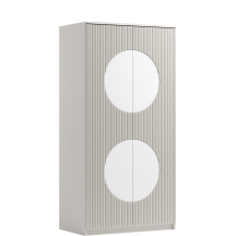 Szafa dwudrzwiowa z frezowanym frontem Kaszmir CASHMERE Podstawowe