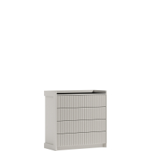 Komoda z frezowanym frontem Kaszmir CASHMERE Podstawowe