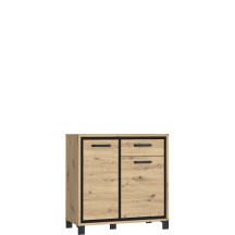 Komoda z szufladą i 2 szafkami TDHK222-C773 TRONDHEIM Podstawowe