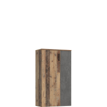 Szafka na buty wysoka NET106 Old Wood Vintage / Beton Ciemnoszary BTS321-C754 Podstawowe