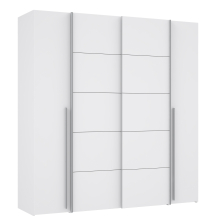 Szafa z drzwiami przesuwnymi i uchylnymi NRGS32511-120 Biała NARAGO Podstawowe