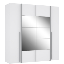 Szafa z lustrem 4-drzwiowa NRGS32512-120 Biała NARAGO Podstawowe
