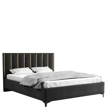 Łóżko tapicerowane WOTAN 120 x 200 ze stelażem i pojemnikiem Podstawowe