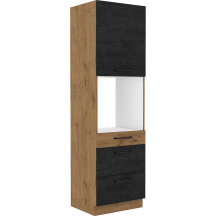 Szafka dolna wysoka słupek pod zabudowę piekarnika 60 DPS-210 3S 1F VIGO DARK Podstawowe