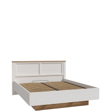 Łóżko 160 x 200 ze stelażem i pojemnikiem BHLL3162-M482 CHISBURY Podstawowe