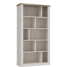 Regał wysoki DURR621-T75 Pinia Biała / Dąb Antyczny DURO Podstawowe