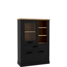 Kredens z witryną Lewy DURV521L-M954 Dąb Cabezone DURO Podstawowe