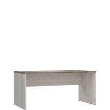 Biurko 160 cm DURB201-T75 Pinia Biała / Dąb Antyczny DURO Podstawowe