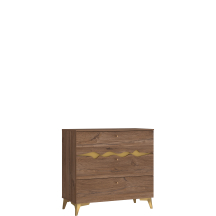 Komoda 3 szuflady Lewa KTQK211-M763 KENYATTA Podstawowe