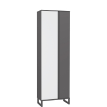 Szafa ubraniowa 2-drzwiowa QXLS722-M732 Szary QUAYLE Podstawowe