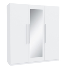Szafa 3 drzwi z lustrem HELEN Biały HLNS931-120 Podstawowe