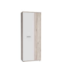 Szafa gospodarcza NET106 Dąb Piaskowy / Biały MS157-P79F Podstawowe