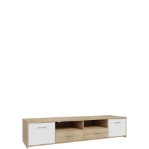Szafka RTV pod telewizor duża QDRT16-Q45F Dąb Sonoma / Biały QUADRO Podstawowe