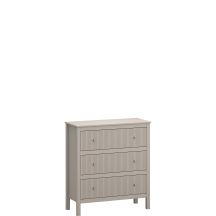 Komoda z szufladami Taupe KLEO Podstawowe