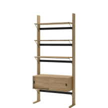 Regał ścienny biurowy z drzwiami OL-01 OLLIE Podstawowe