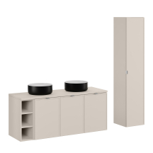 Zestaw mebli do łazienki 140 cm SET-BC HC1D BELLA CASHMERE Podstawowe