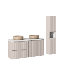 Zestaw mebli do łazienki 120 cm SET-NOC B WHITE NOVA CASHMERE Podstawowe