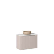 Szafka łazienkowa wisząca z umywalką 80 cm NOVA CASHMERE Podstawowe