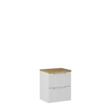 Zestaw szafek łazienkowych z blatem 50 cm NOVA WHITE Podstawowe