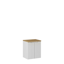 Zestaw szafek łazienkowych z blatem 50 cm NOVA WHITE Podstawowe