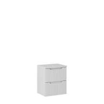 Zestaw szafek łazienkowych z blatem 50 cm NOVA WHITE Podstawowe