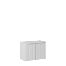 Zestaw szafek łazienkowych z blatem 80 cm NOVA WHITE Podstawowe