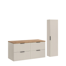 Zestaw mebli do łazienki 120 cm SET-ADC B WOTAN HC ADEL CASHMERE Podstawowe