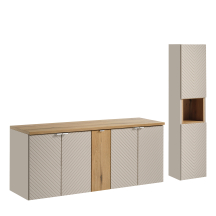 Zestaw mebli do łazienki SET-VIC D 140 cm HC VIVA CASHMERE Podstawowe