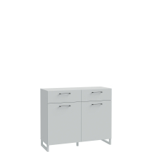 Komoda 2 szuflady 2 drzwi SQBK221-U58 Secret Grey SILBA Podstawowe