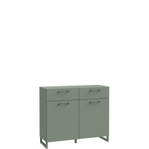 Komoda 2 szuflady 2 drzwi SQBK221-U59 Szałwia SILBA Podstawowe