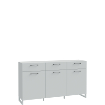 Komoda 3 szuflady 3 szafki SQBK231-U58 Secret Grey SILBA Podstawowe