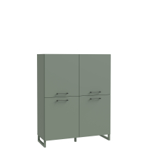 Komoda wysoka 4 szafki SQBK321-U59 Szałwia SILBA Podstawowe