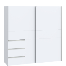 Szafa przesuwna 2-drzwiowa 200 cm W2QS323E71-120 Biały WINN 2 Podstawowe