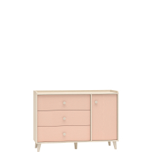 Komoda z szufladami i drzwiami MEVEL Podstawowe (1)