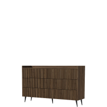 Komoda orzech z szufladami frezowane fronty ADEMO Podstawowe