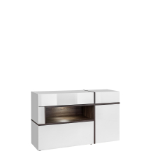 Komoda z oświetleniem Biały Połysk CROSS BIAŁY POŁYSK Podstawowe