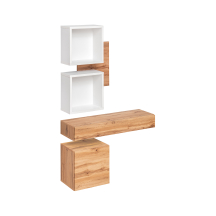 Zestaw mebli do przedpokoju EASY 3 Biały / Dąb Wotan EASY BIAŁY Podstawowe