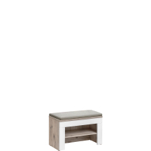 Niska szafka na buty z poduszką TYP F+P2 Dąb Sonoma GUSTAVO Podstawowe