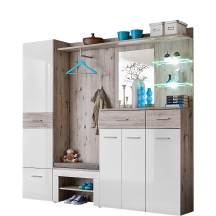 Zestaw mebli do przedpokoju z poduszką GV4+P GUSTAVO Podstawowe